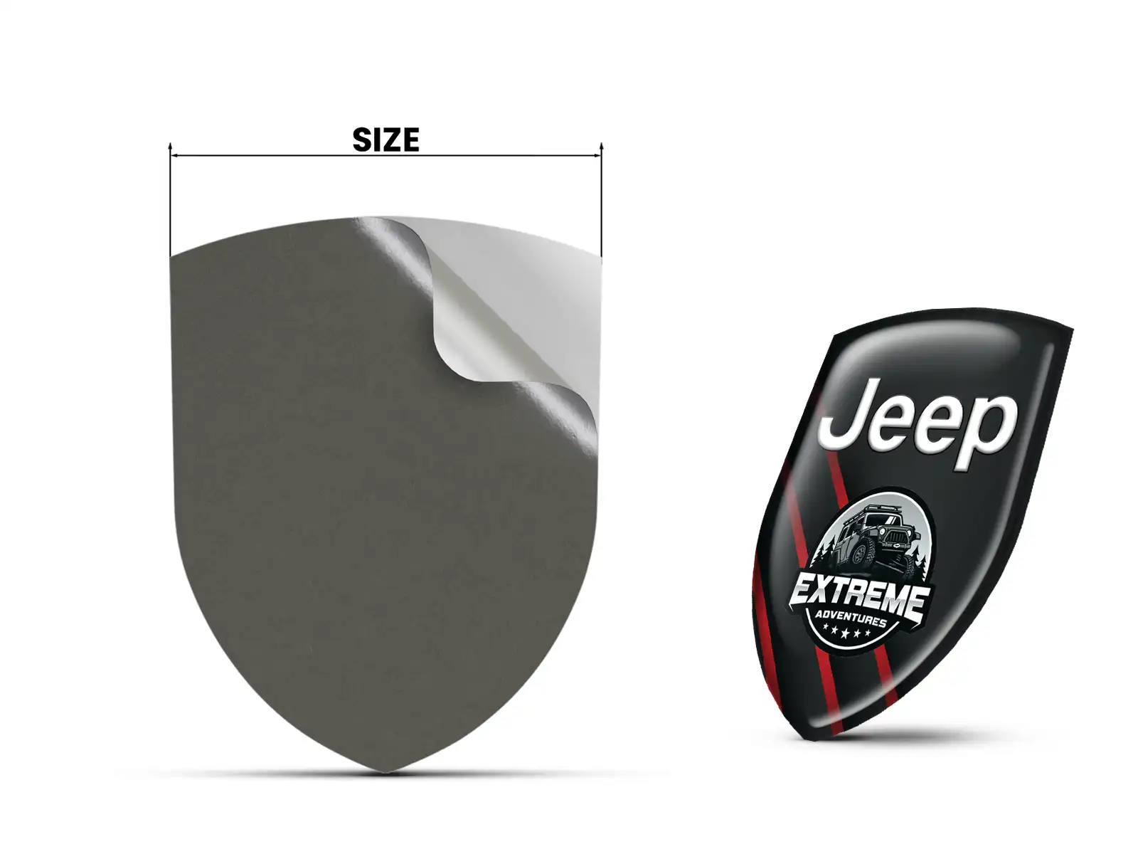 Jeep Logos Auto Alta Gama Resistentes Profesional Personalizable